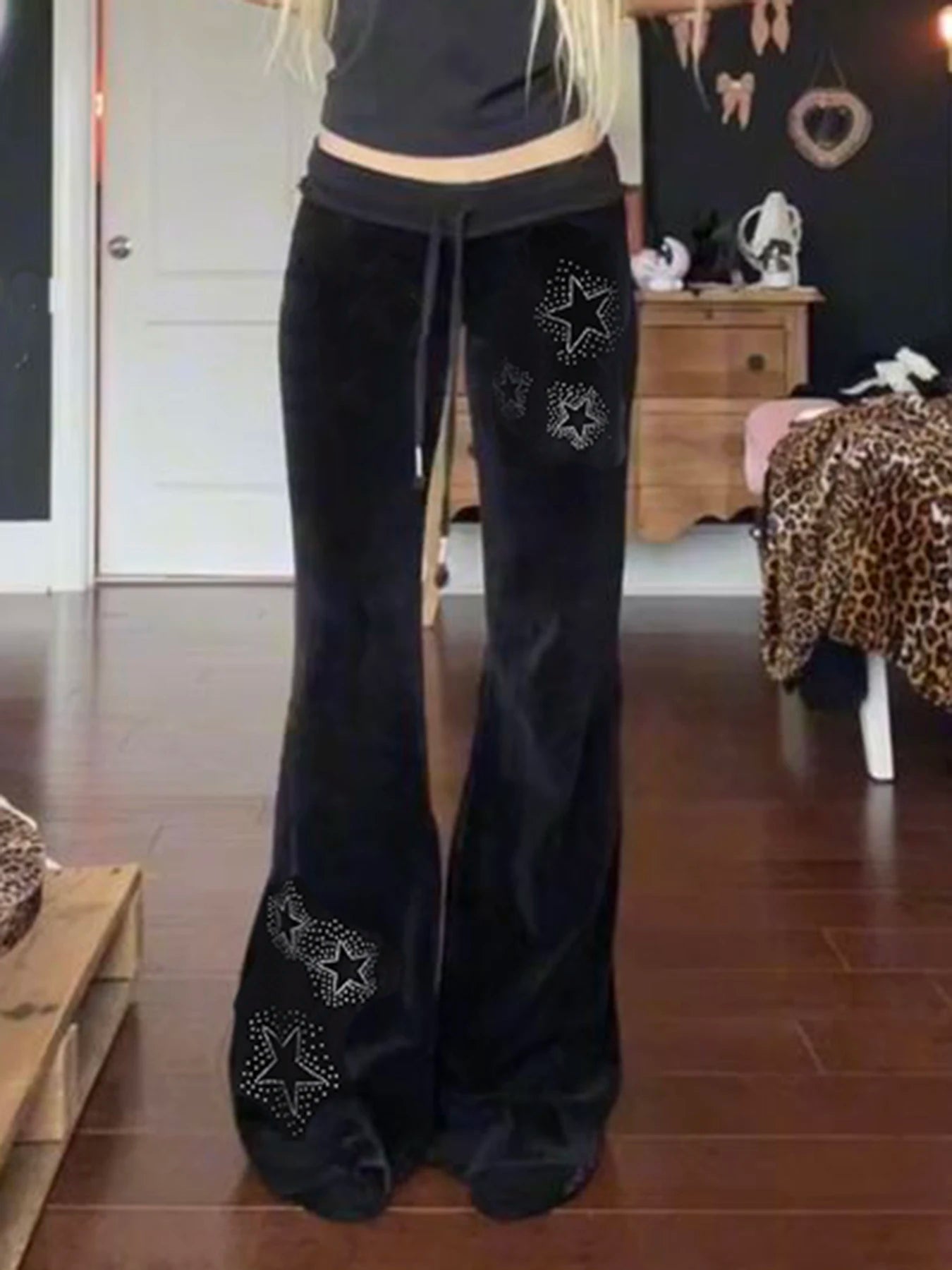Gothic Velvet, Low Waist Street Pants