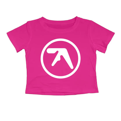 Punk Aphex Twin Print T-Shirt. Oversize Hip Hop Women Streetwear - Crop Top Baby Goth