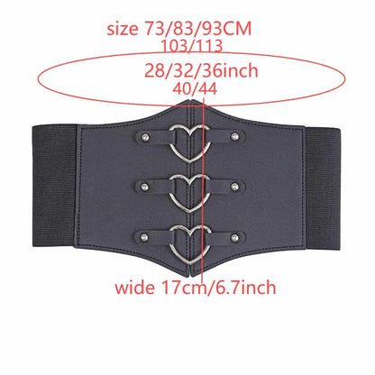 Waist Cinching, Elastic, Wide Waistband