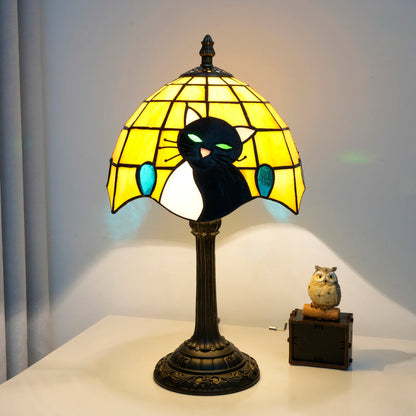 Black Cat Table Lamp for Bedroom, Nightstand, Decor,