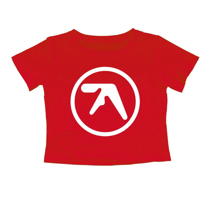 Punk Aphex Twin Print T-Shirt. Oversize Hip Hop Women Streetwear - Crop Top Baby Goth
