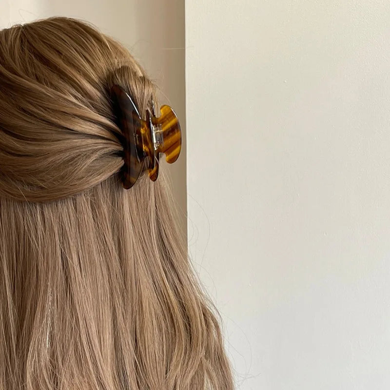 Retro Hair Claw - Large Crab Hair, Shark Clip