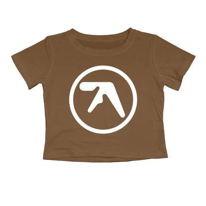 Punk Aphex Twin Print T-Shirt. Oversize Hip Hop Women Streetwear - Crop Top Baby Goth