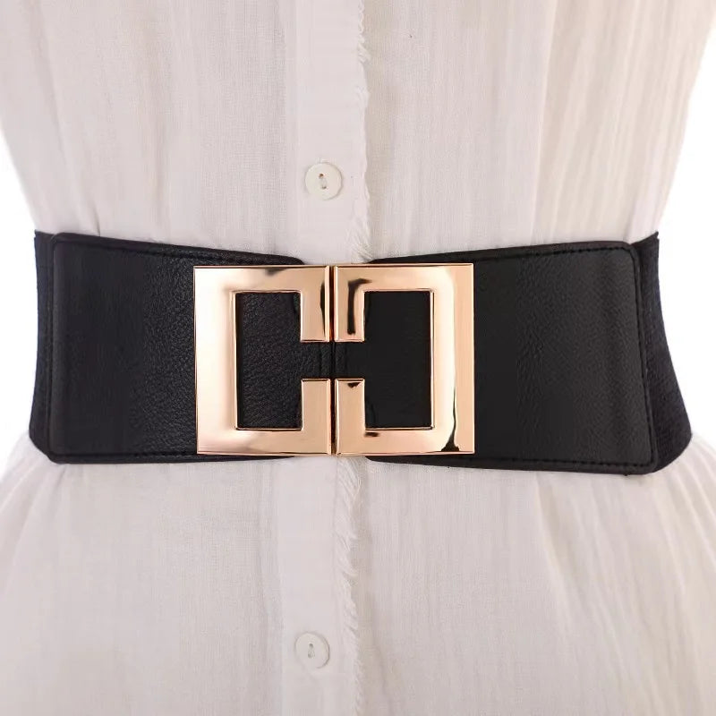 Retro Wide Slimming Waistband for skirt or dress.
