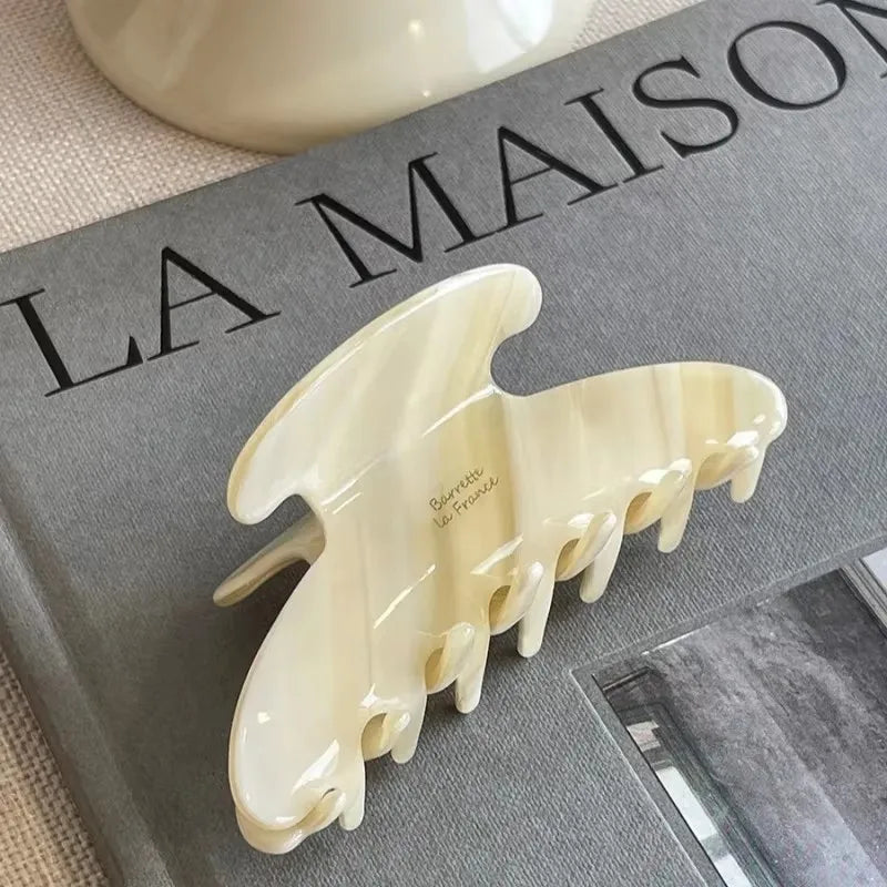 Retro Hair Claw - Large Crab Hair, Shark Clip