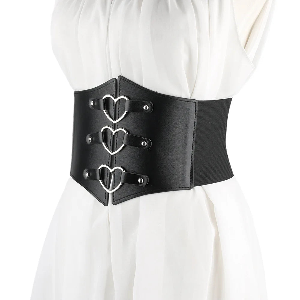 Waist Cinching, Elastic, Wide Waistband