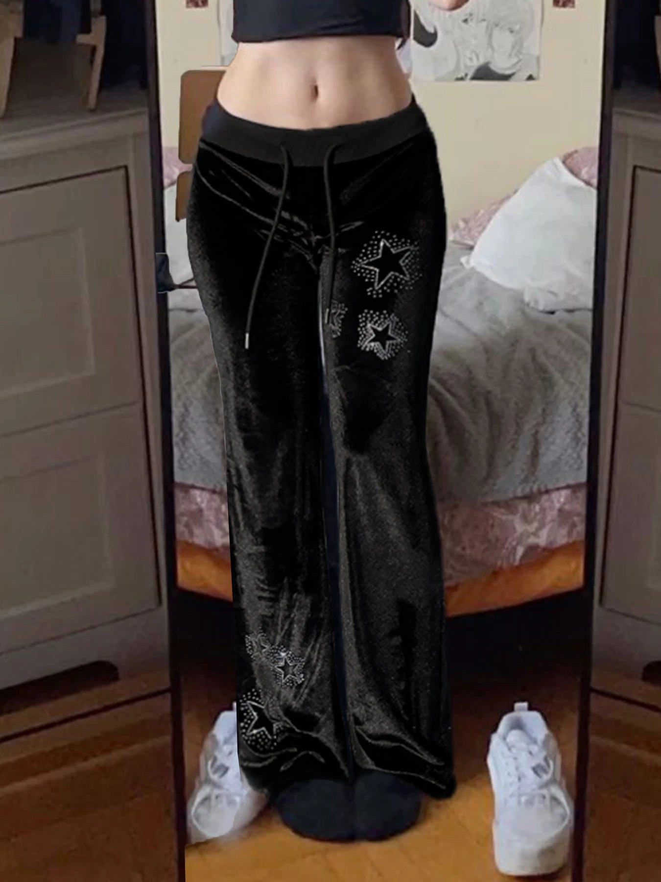 Gothic Velvet, Low Waist Street Pants