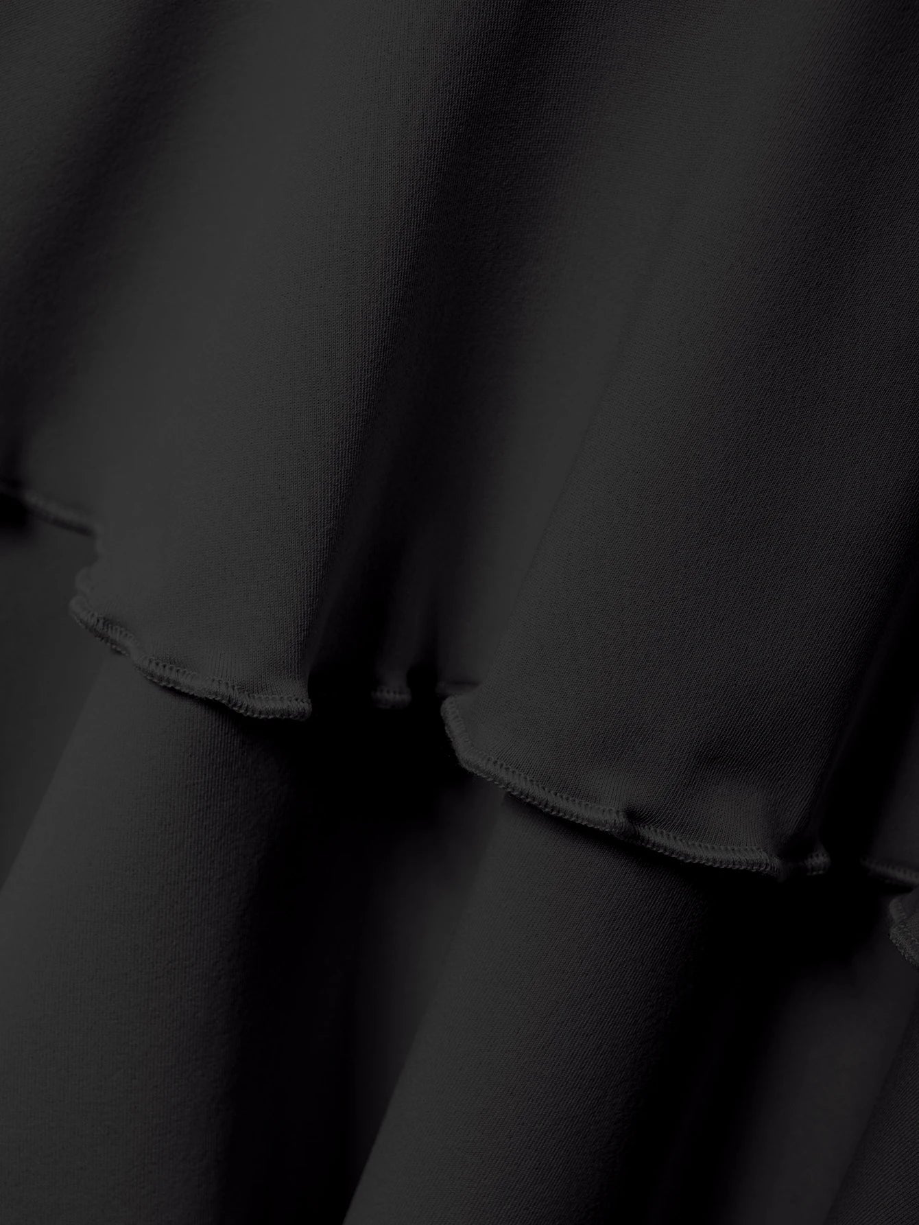 Solid Color Skirt - Versatile High Waist Slim Fit Elastic Waist Skirt