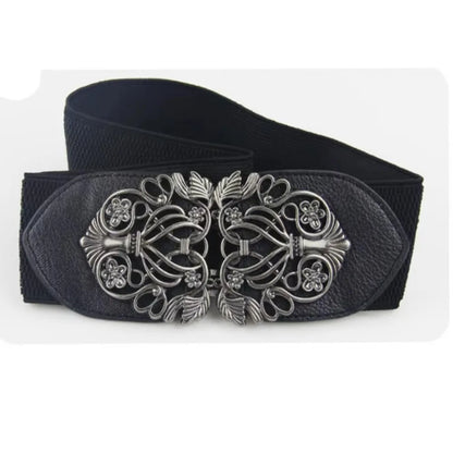 Retro Wide Slimming Waistband for skirt or dress.