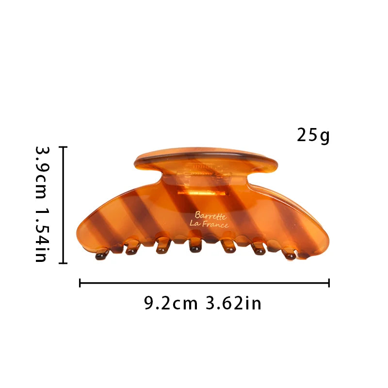 Retro Hair Claw - Large Crab Hair, Shark Clip