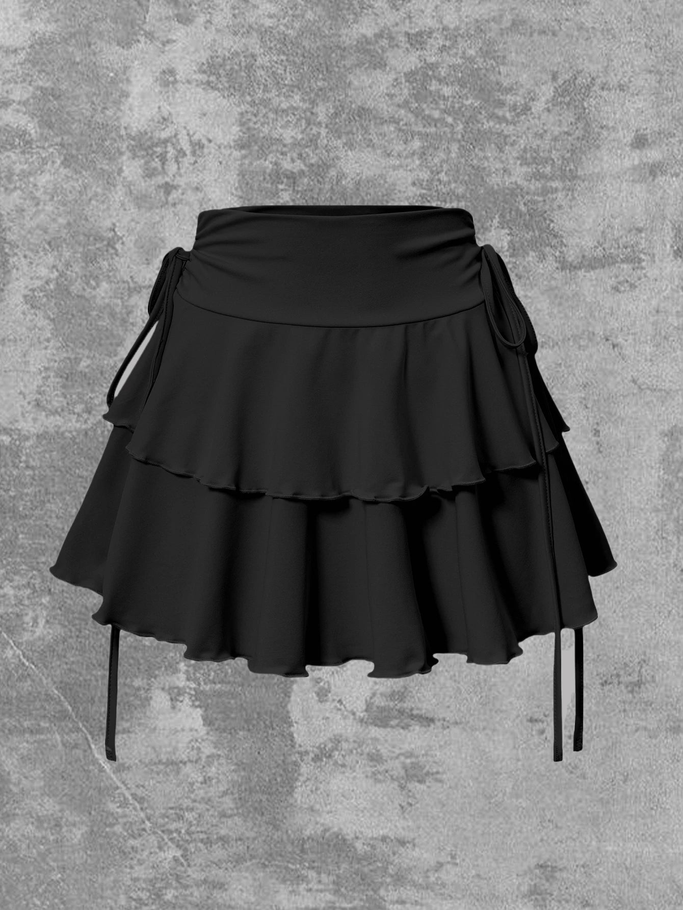 Solid Color Skirt - Versatile High Waist Slim Fit Elastic Waist Skirt