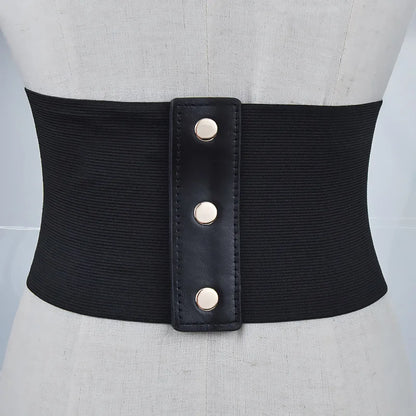 Waist Cinching, Elastic, Wide Waistband
