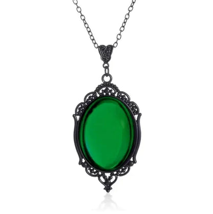 Gothic Vampire Cameo Pendant Necklace.