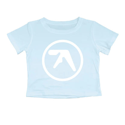 Punk Aphex Twin Print T-Shirt. Oversize Hip Hop Women Streetwear - Crop Top Baby Goth