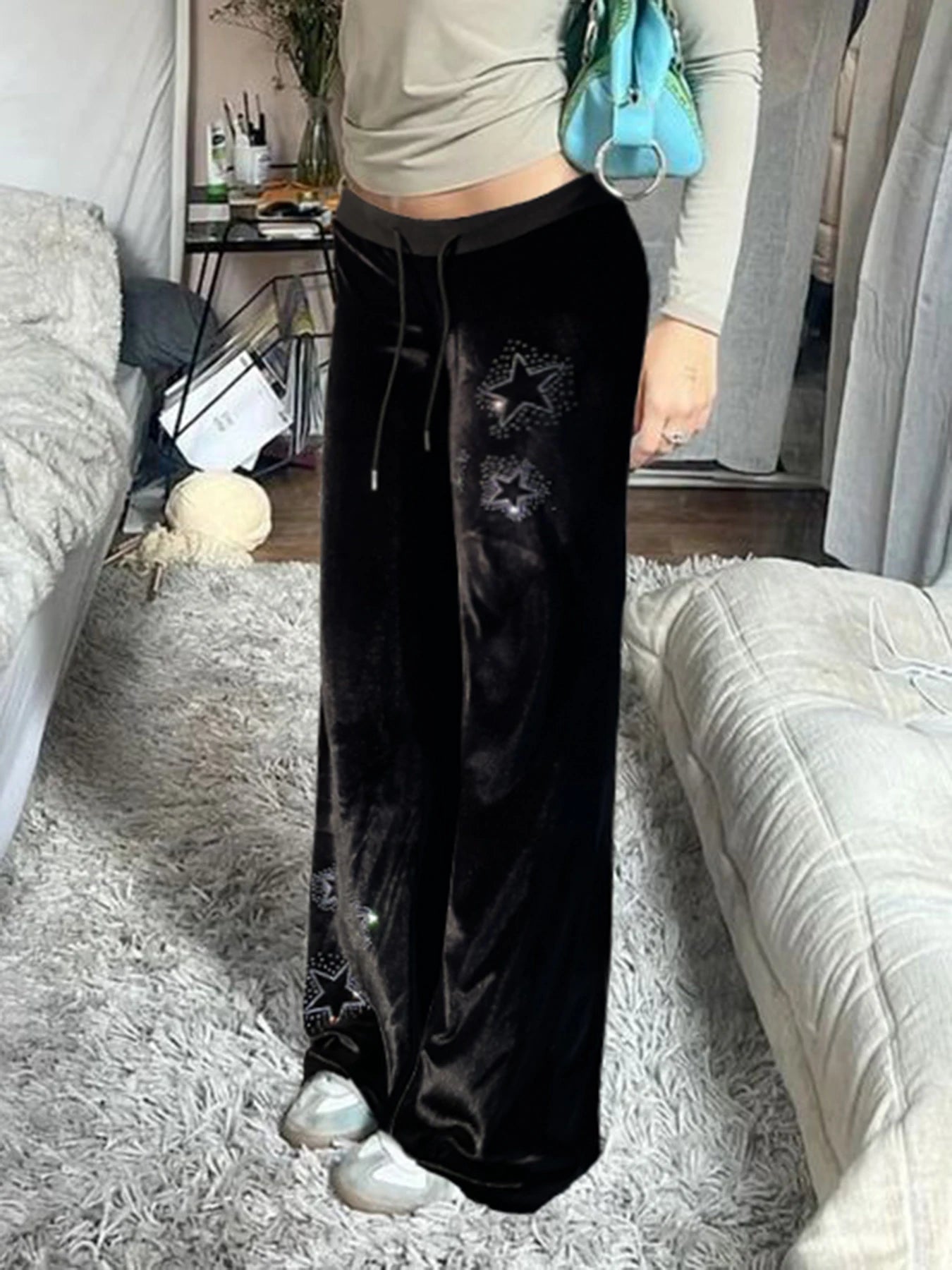 Gothic Velvet, Low Waist Street Pants