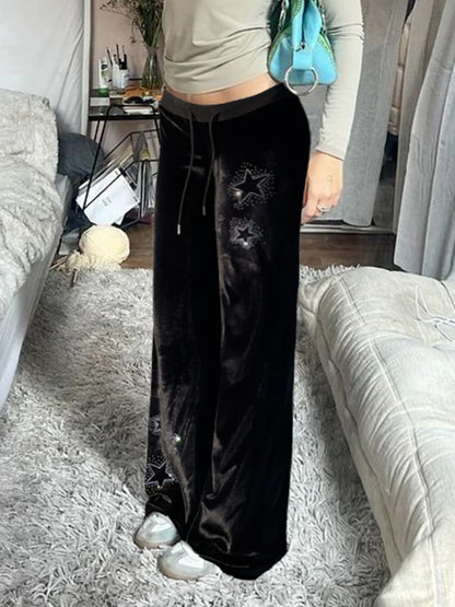 Gothic Velvet, Low Waist Street Pants