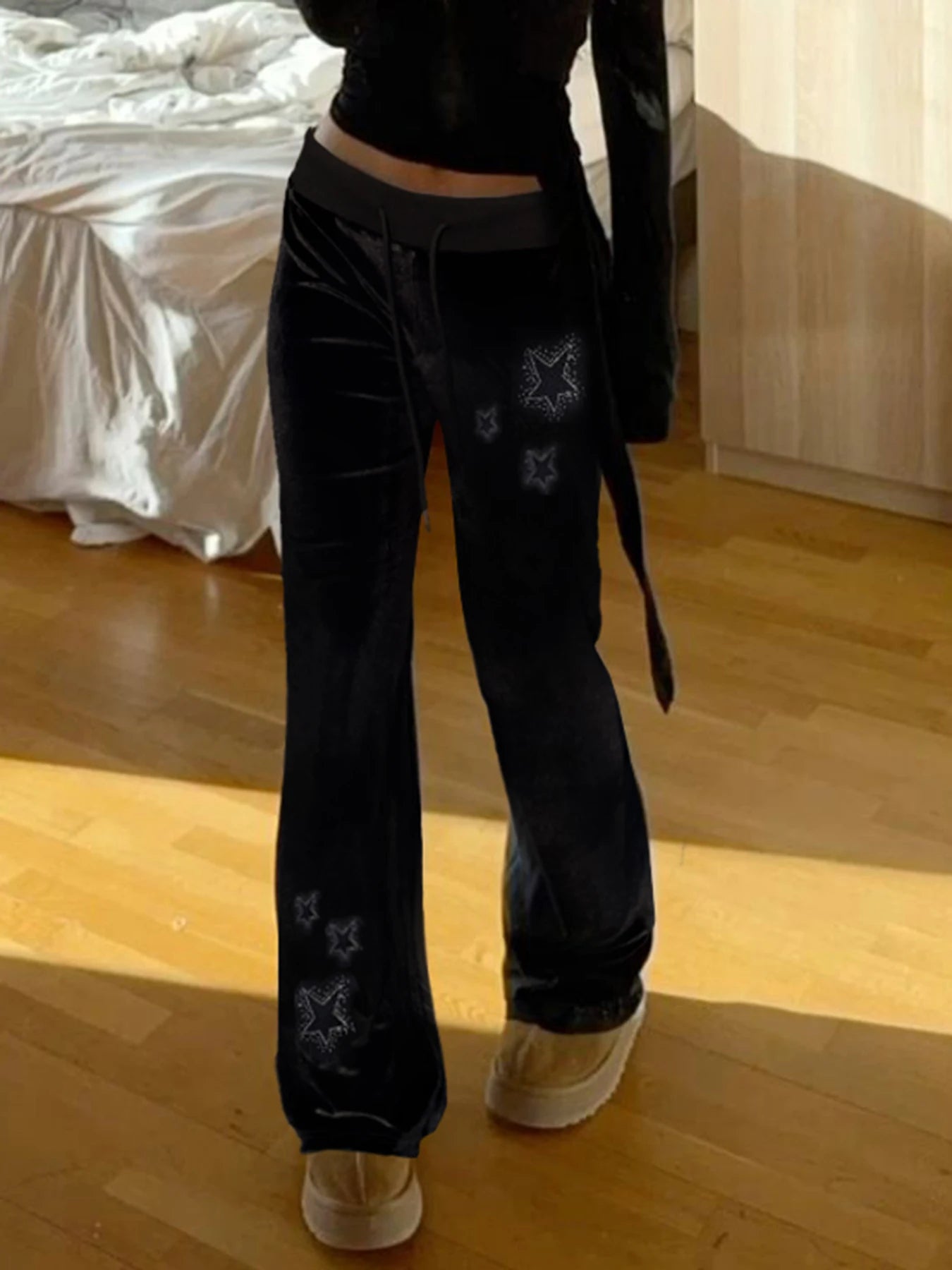 Gothic Velvet, Low Waist Street Pants